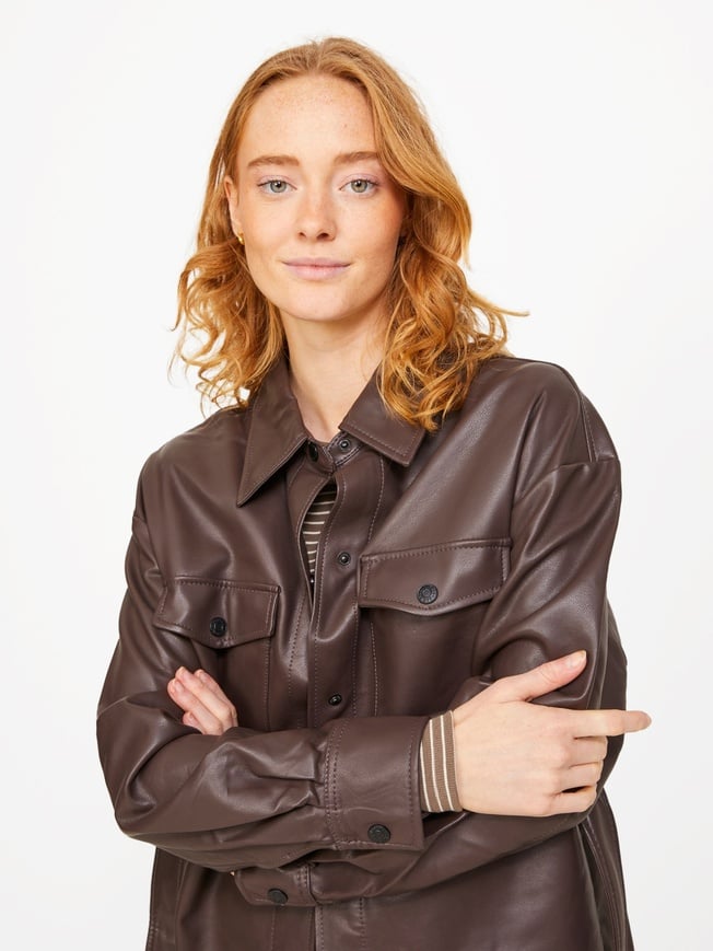 Dirbtinės odos striukė